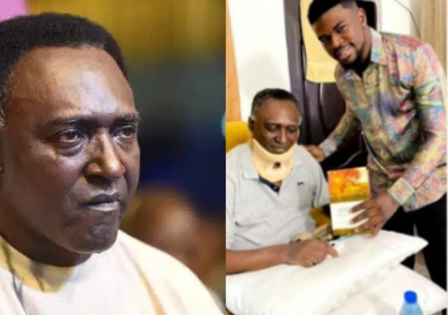 Prophet Samuel King Visits Sick Nollywood Actor, Clem Ohameze, Gifts Him N500K, Bible, Anointing Oil